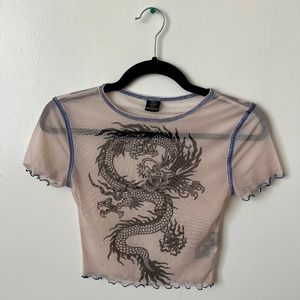 Urban Outfitters Sheer Top